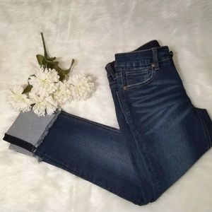 Versace dark wash precuffed jeans NWT size 27